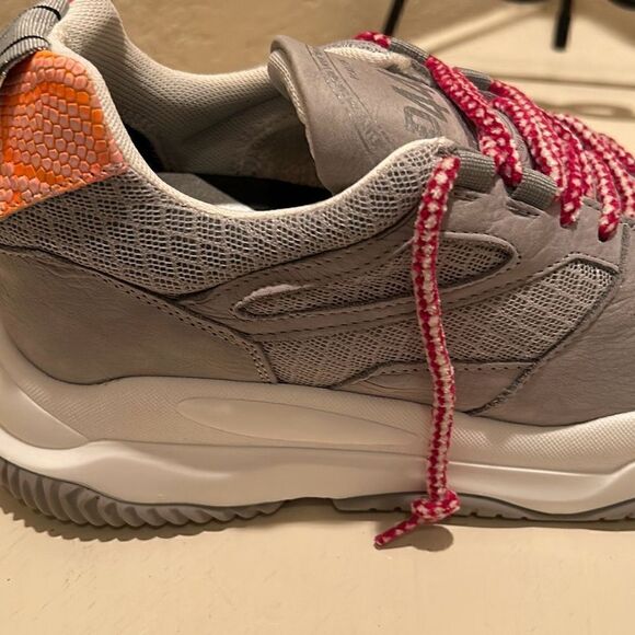 P488 Women's Size 38 Luke Sneakers Shabby Gray Chunky Fashion Sneaker - Picture 7 of 12